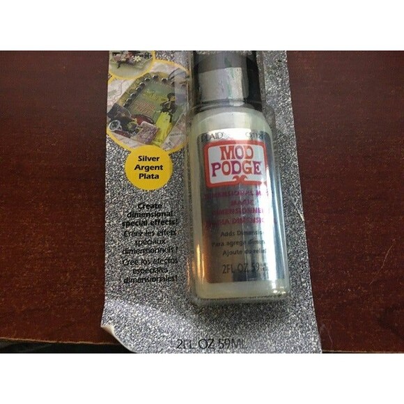 Mod Podge Dimensional magic 2 fl oz Silver Argent Plata CS11291 - Picture 2 of 11